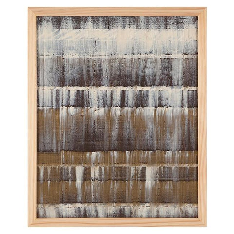 0397 (A+D) Brown Gold Stripes (17.5" x 21.5")