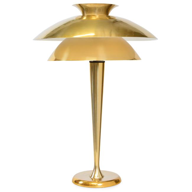Brass 2 Tier Table Lamp