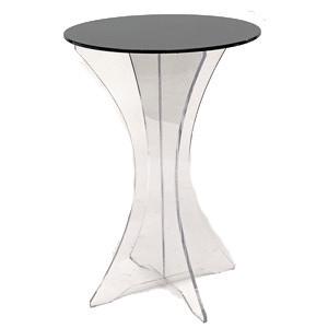 Lucite Pedestal Table