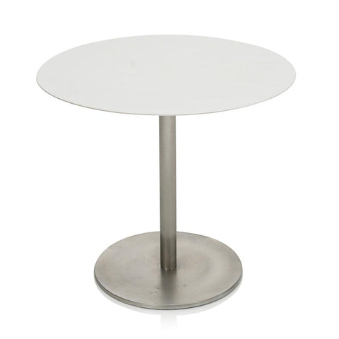 Round White Top Table