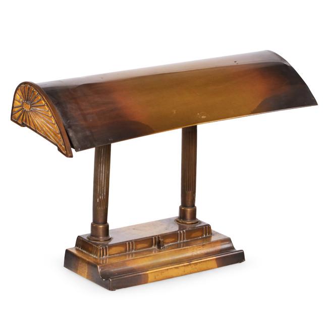 Brass Bankers Desk Lamp