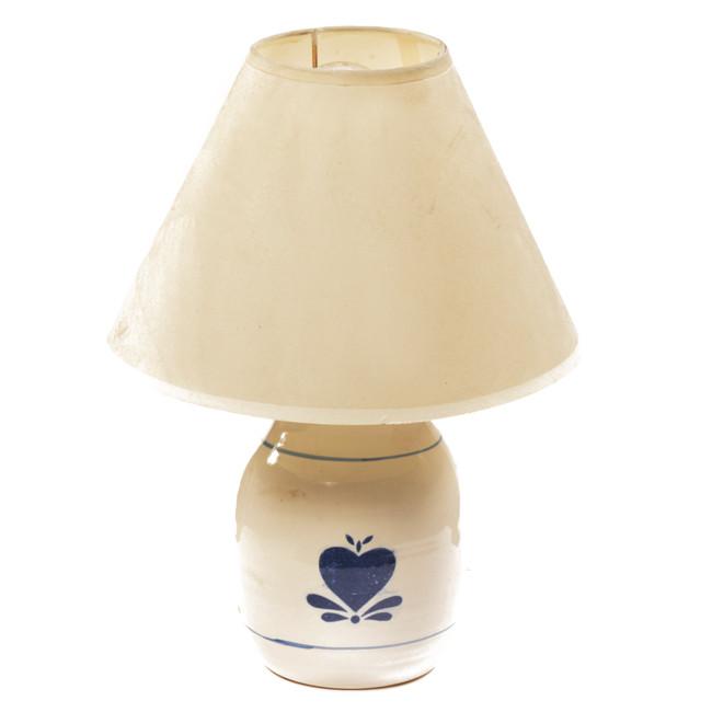 White & Blue Vintage Ceramic Table Lamp