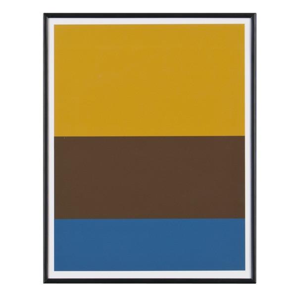 0260 (A+D) 3-Color Block Stripes Saffron (11.5" x 14.5")