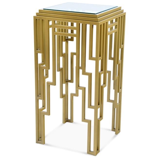 Gold Jazz Pedestal Table