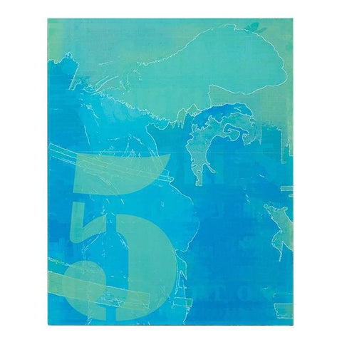 0319 (A+D) Blue Five (16" x 20")