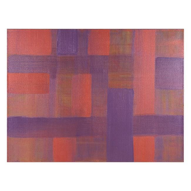0399 (A+D) Purple Orange Abstract (40" x 30")