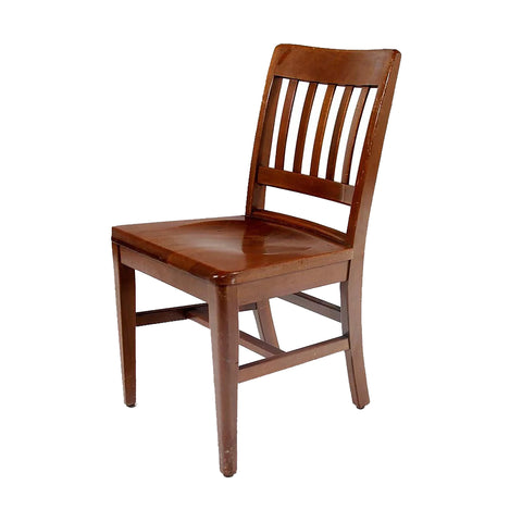 Dark Wood Antique Side Chair