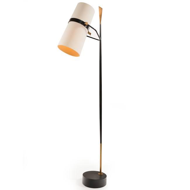 Cylinder Double Shade Floor Lamp