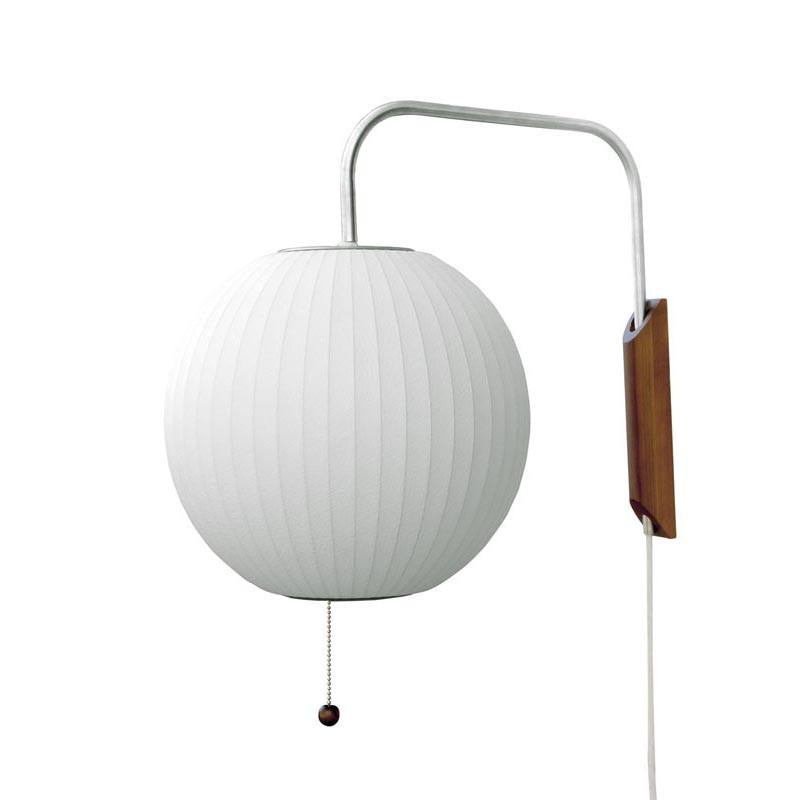 White Ball Wall Sconce