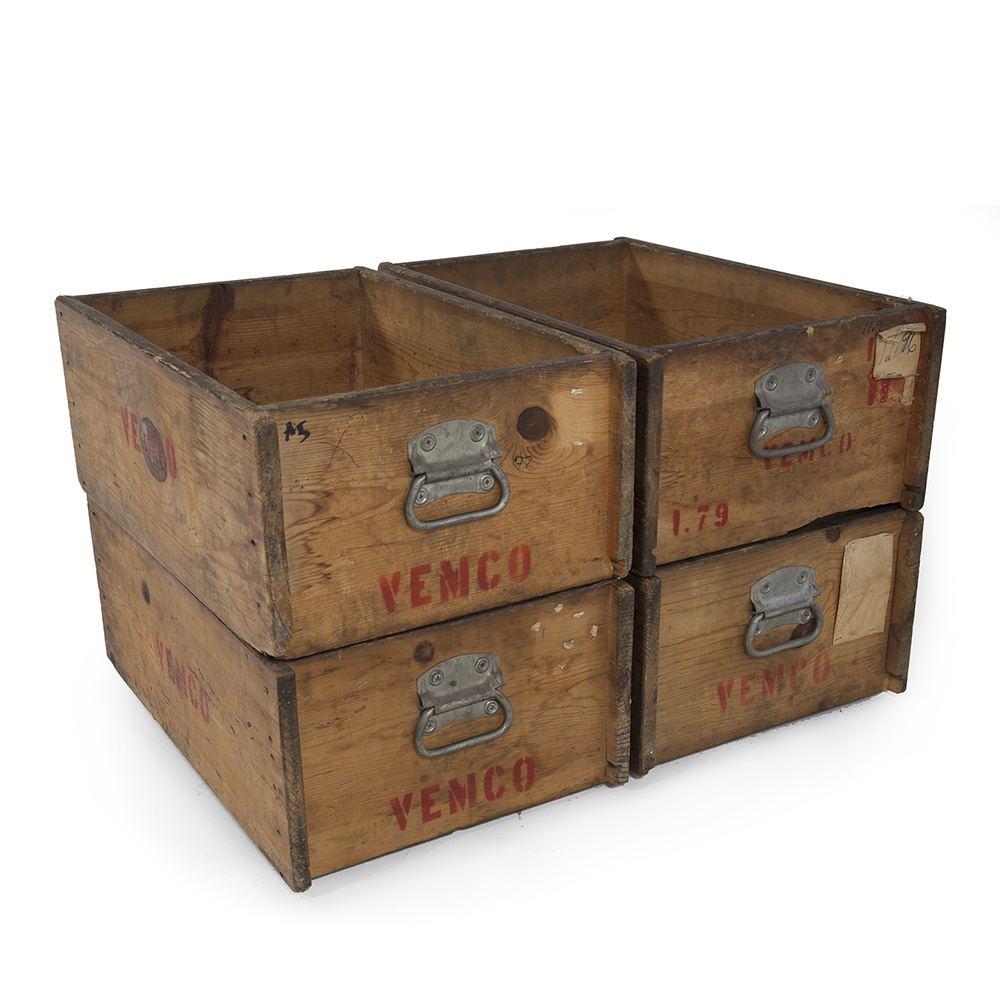 Wood Stackable Vemco Boxes