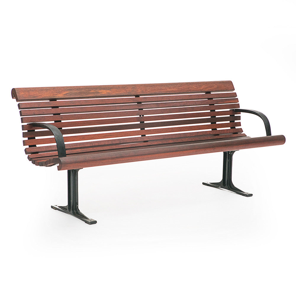 Dark Wood Park Bench Gil Roy Props