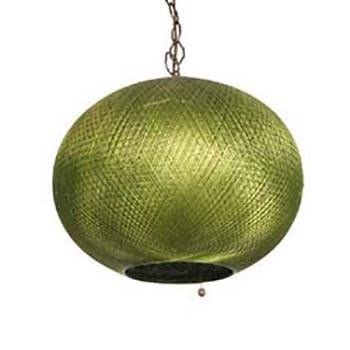 Green String Ball Pendant Lamp