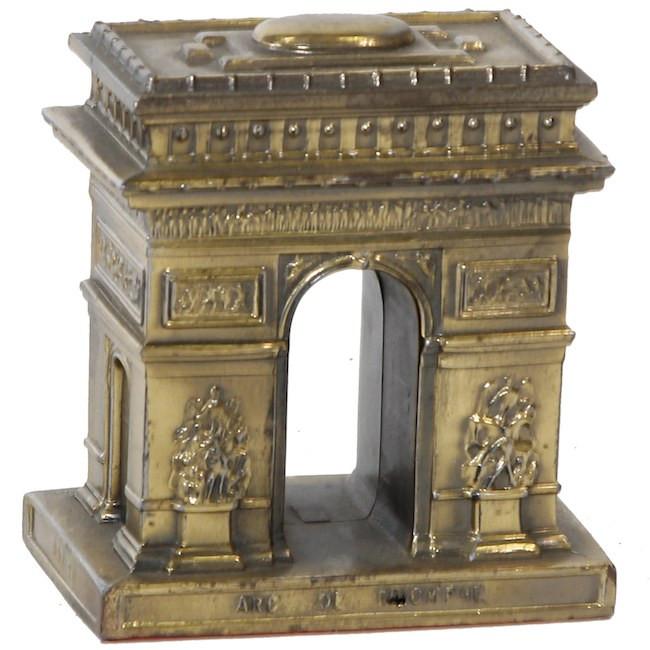 Gold Arc de Triomphe Table Sculpture