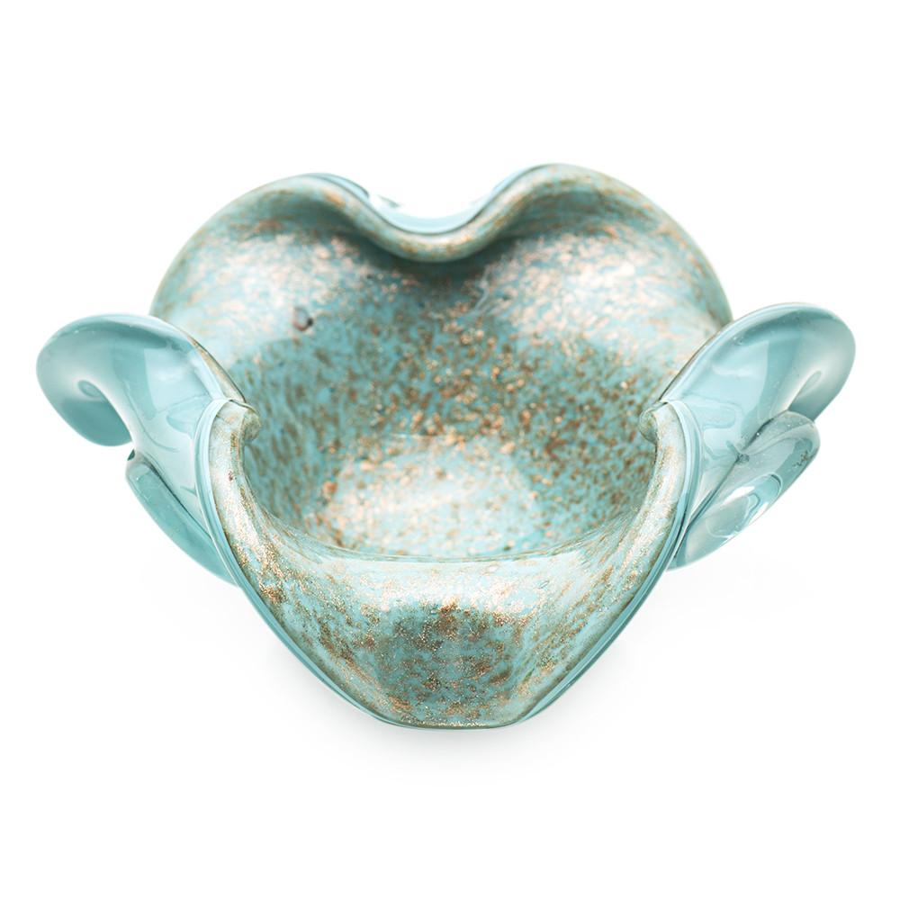 Turquoise Orchid Ashtray