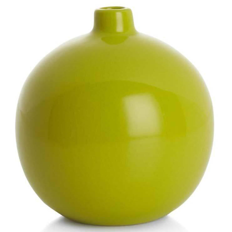 Green Ceramic Vase Perry Round (A+D)
