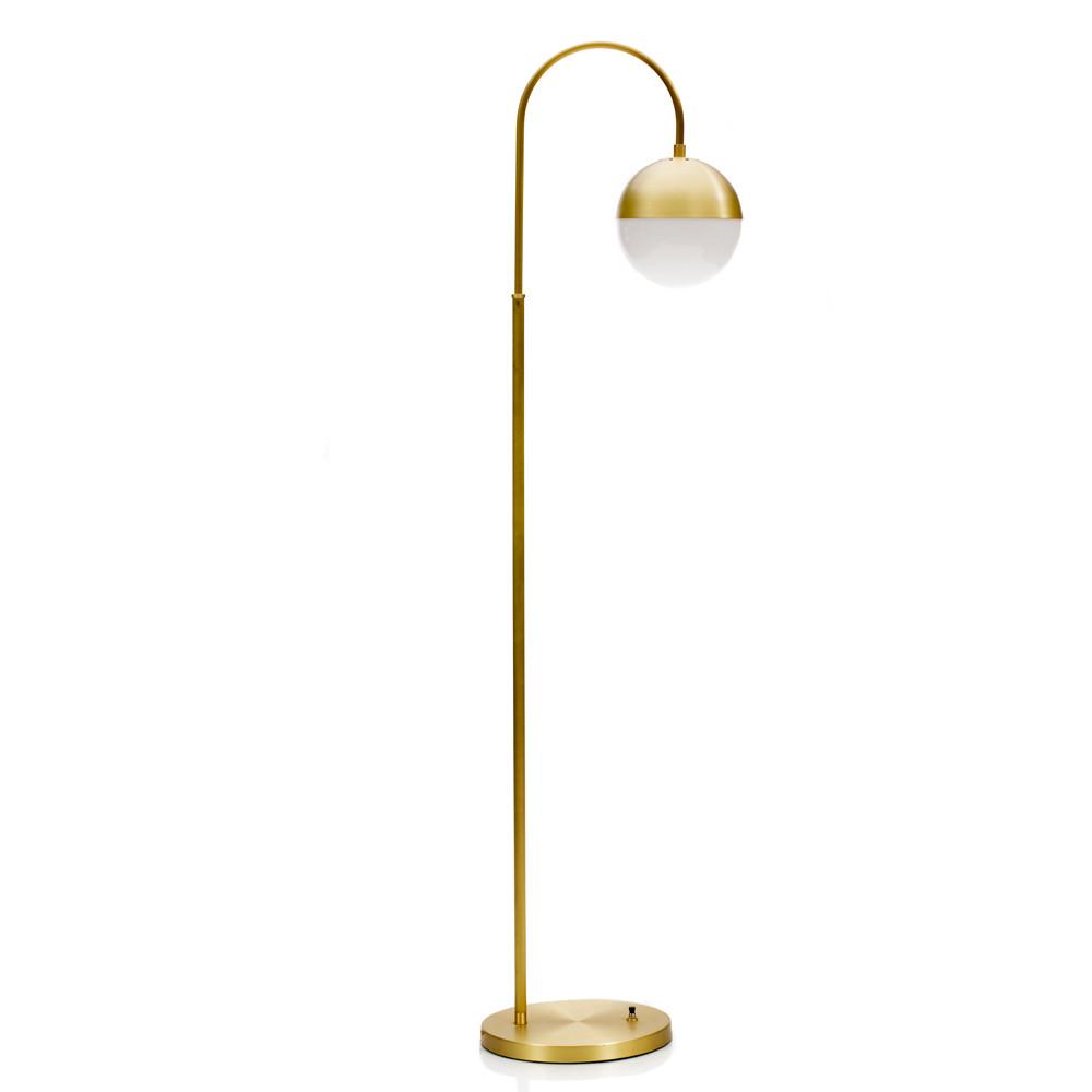 Gold Hooked Floor Lamp