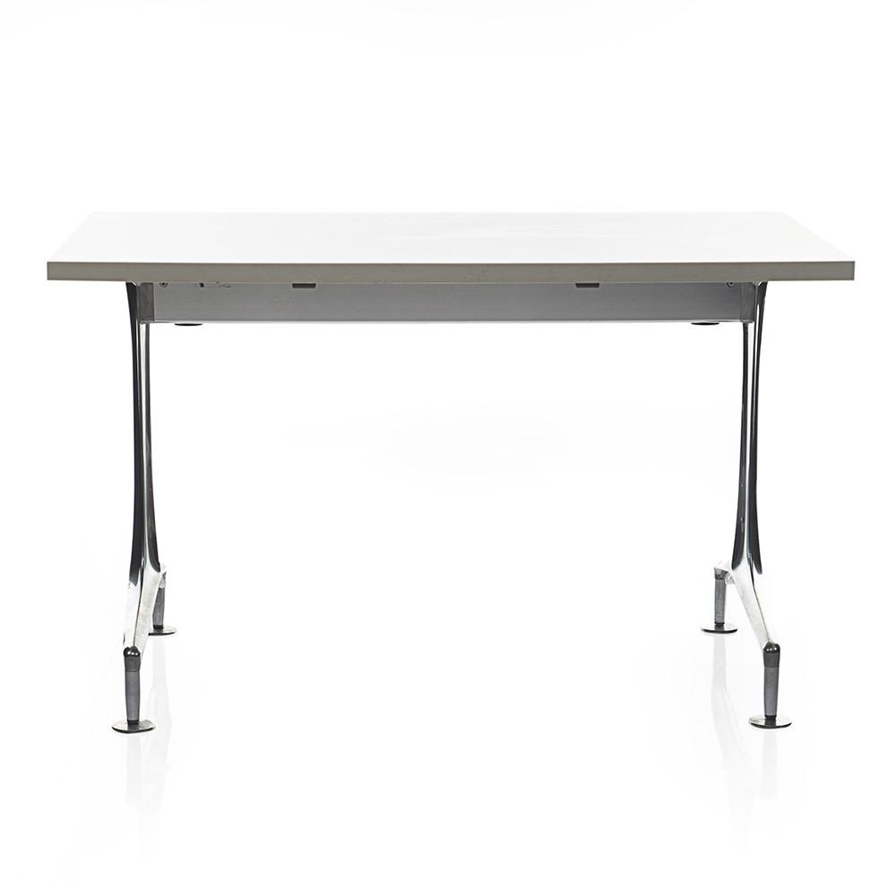 White Top and Steel Kielhauser Desk / Table