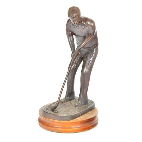 Bronze Golf Player