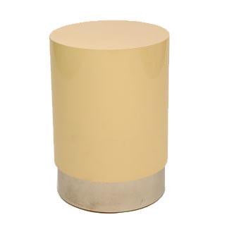 Short Tan Cylinder Pedestal