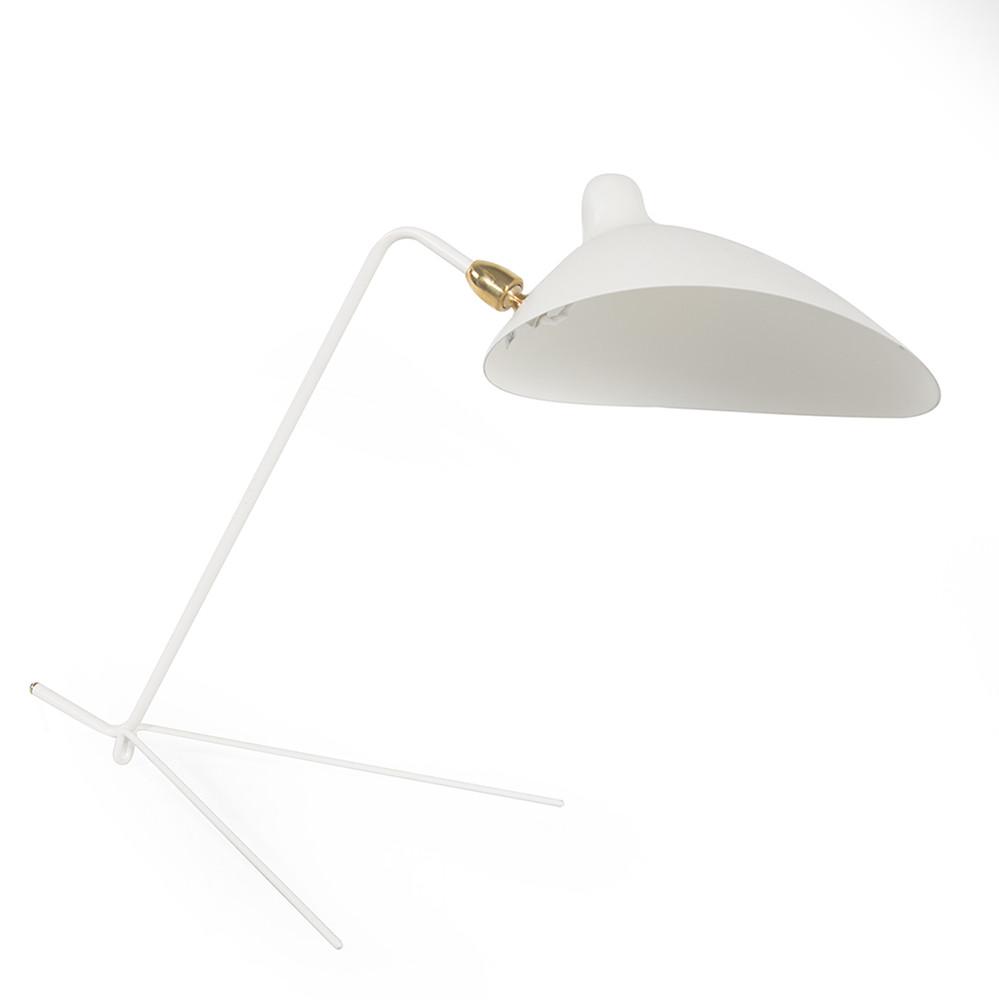 V Base Table Lamp - White