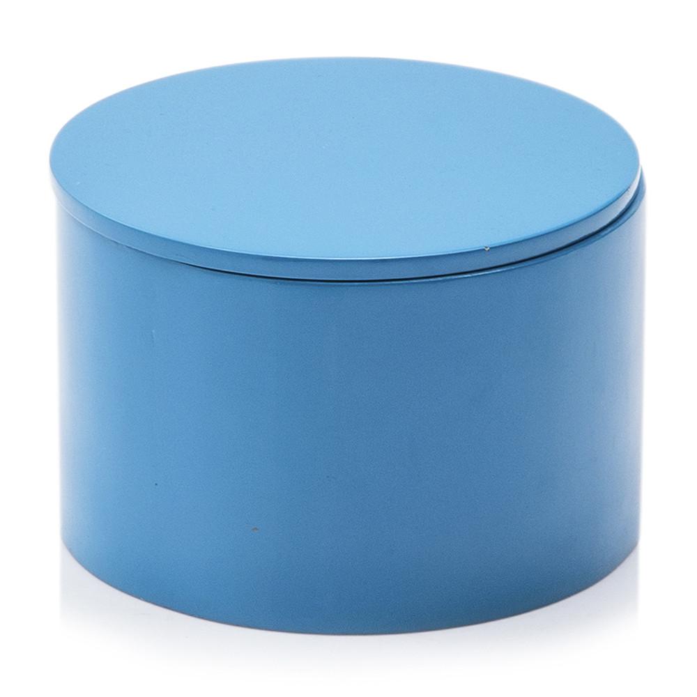Blue Lacquered Round Box (A+D)