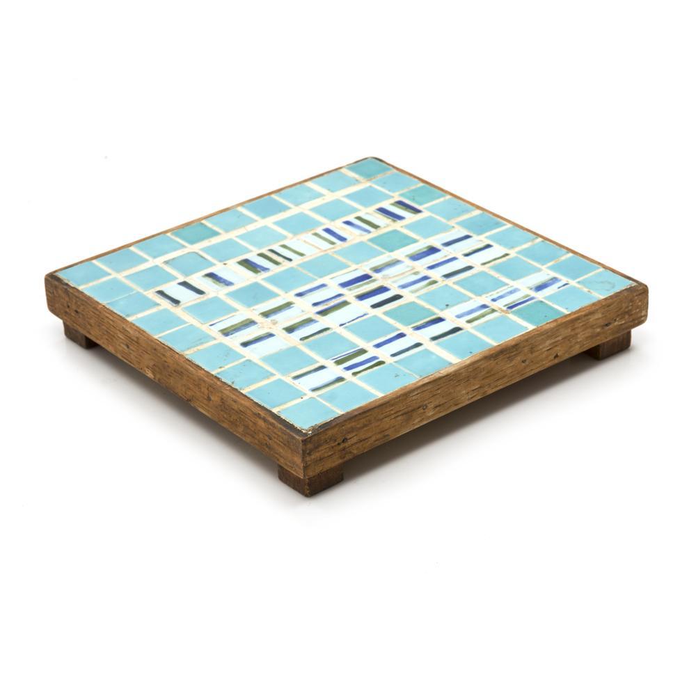 Blue Aqua Ceramic Square Tile (A+D)