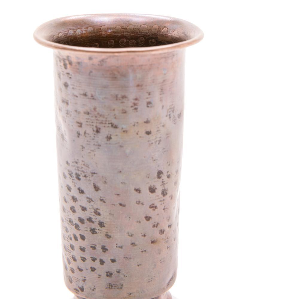 Copper Hammared Vase (A+D)