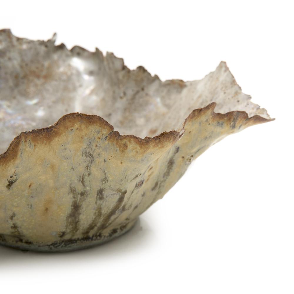 Tan Organic Ceramic Bowl (A+D)