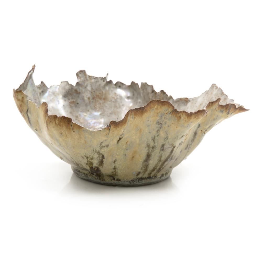 Tan Organic Ceramic Bowl (A+D)