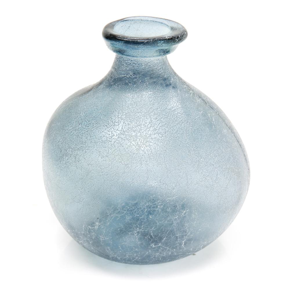 Blue Glass Organic Vase (A+D)
