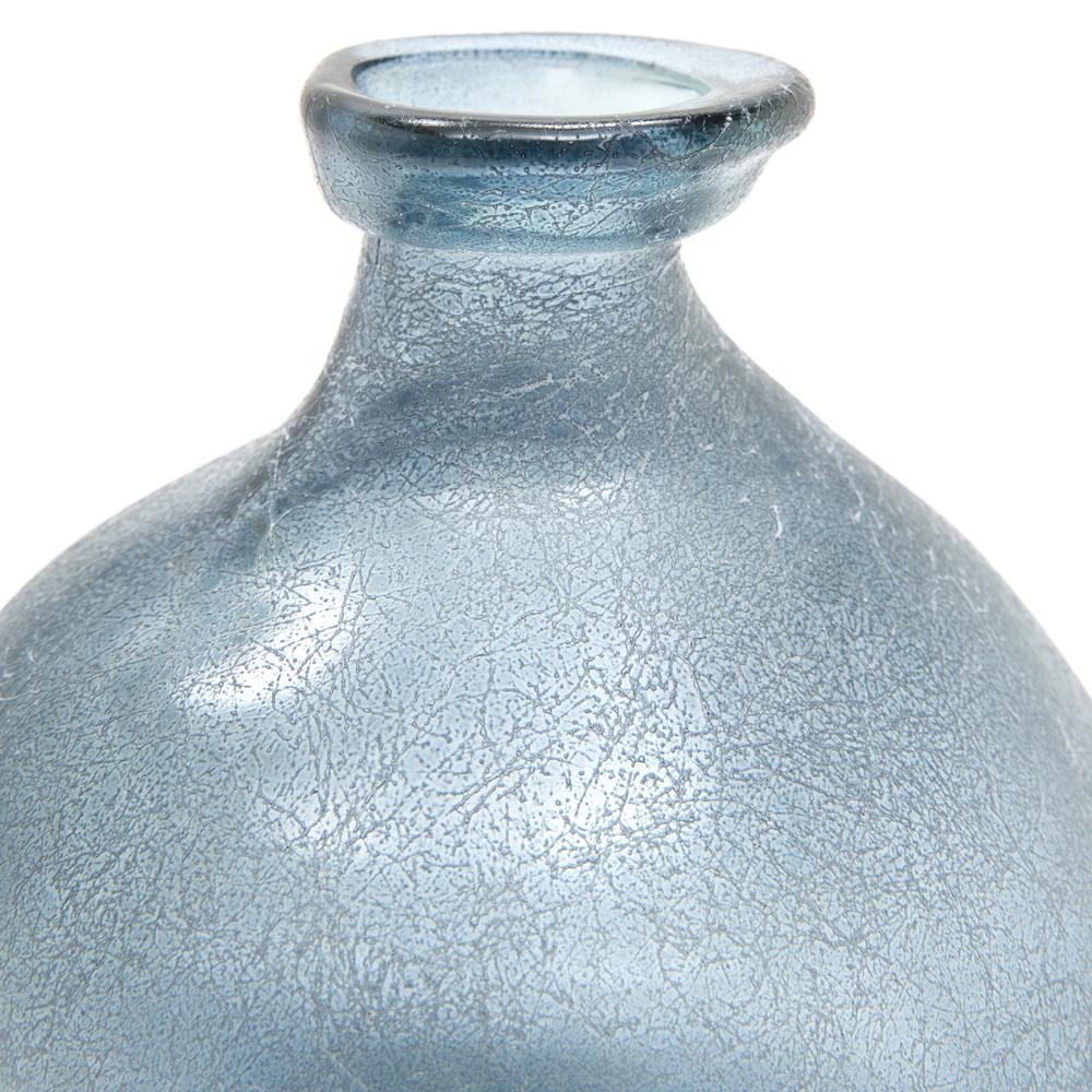 Blue Glass Organic Vase (A+D)