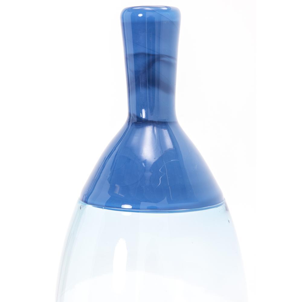 Blue Glass Vase (A+D)