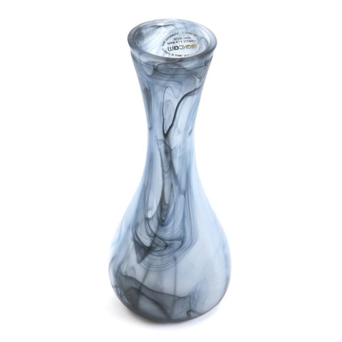 Blue Grey Glass Smoke Vase (A+D)