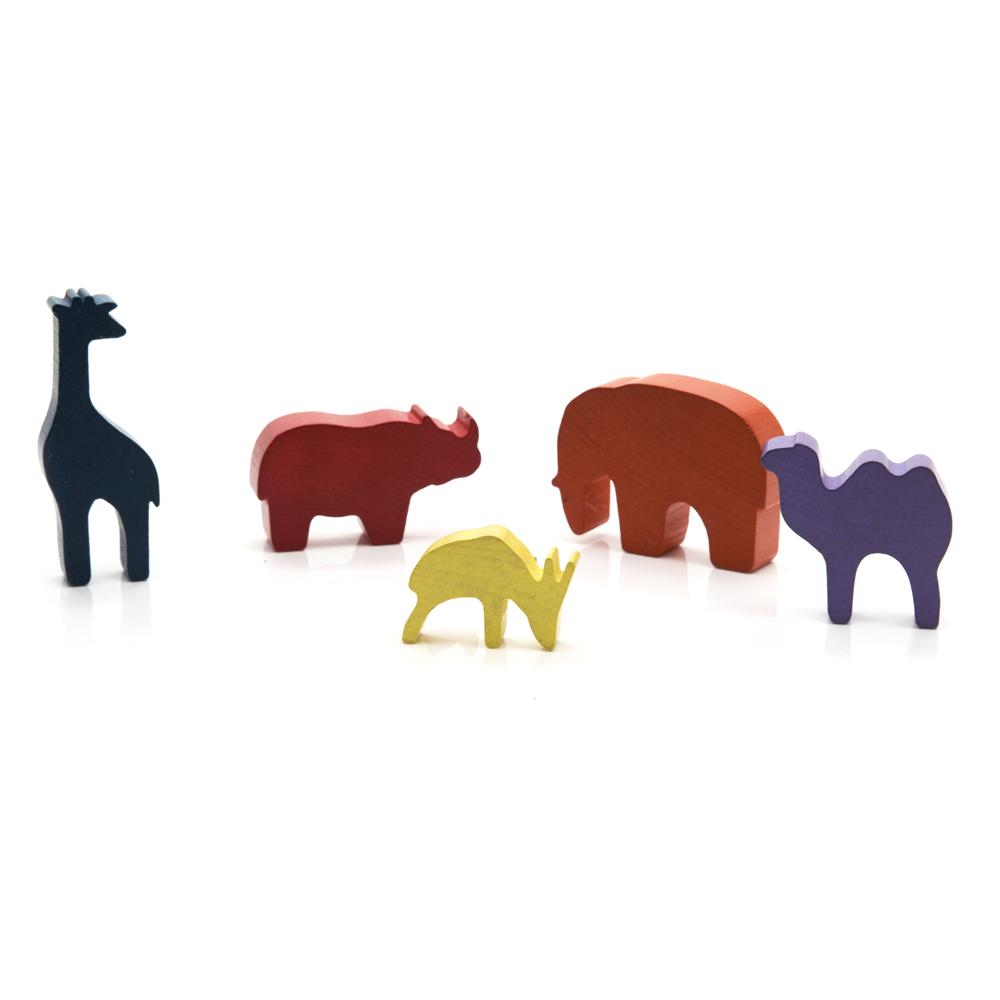 Multi Wooden Animals (A+D)