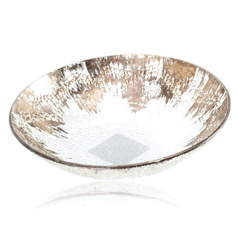 Clear Glass Gold Leaf Bowl (A+D)