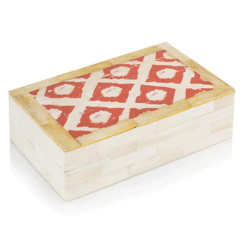 Red Criss Cross Keepsake Box (A+D)