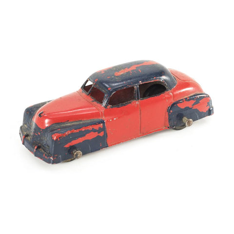 Red Metal Vintage Toy Hot Rod (A+D)