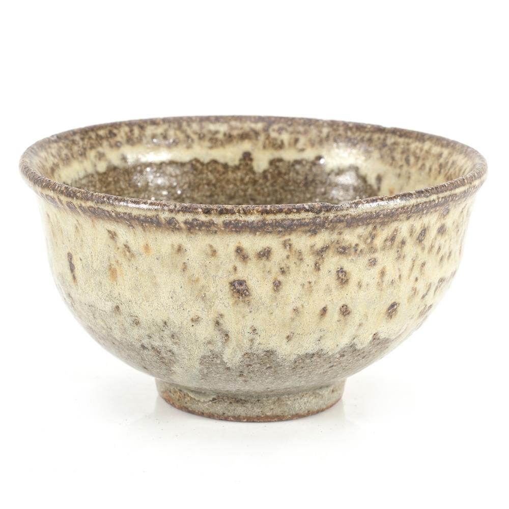 Cream Tan Stoneware Bowl (A+D)