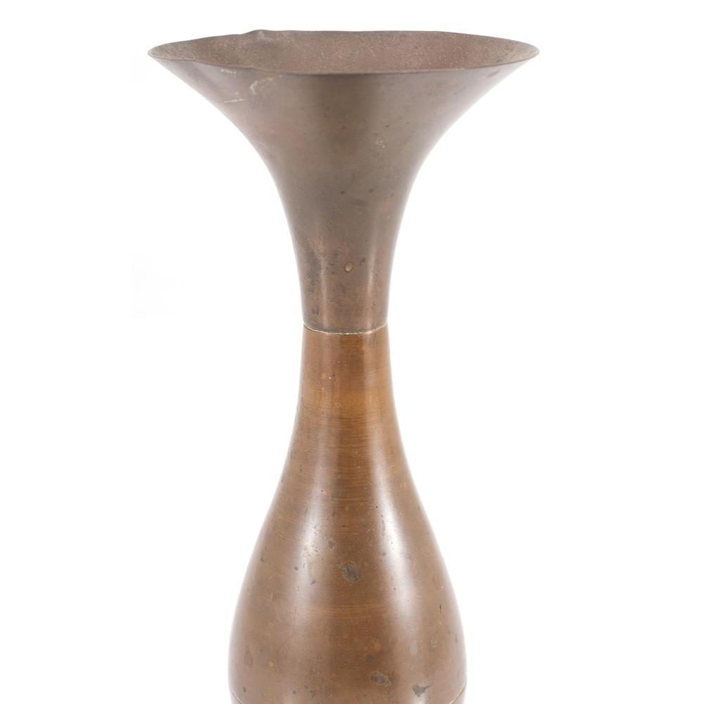 Copper Fluted Vase (A+D)
