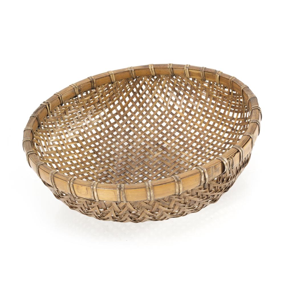 Wood Light Woven Wicker Basket (A+D)