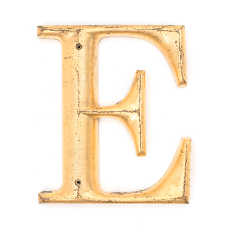 Gold Letter "E" (A+D)