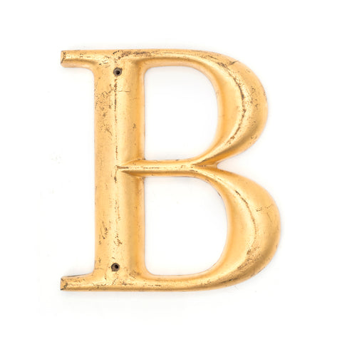 Gold Letter "B" (A+D)