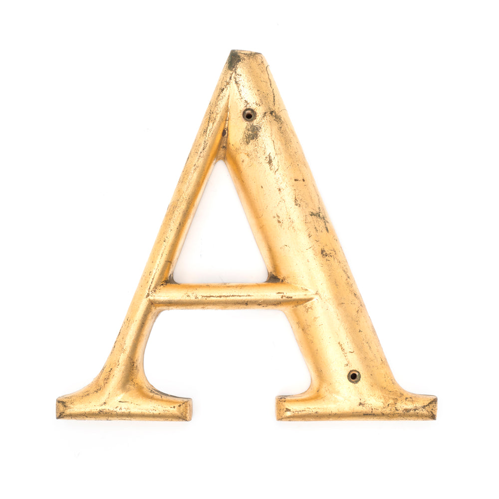 Gold Letter "A" (A+D)