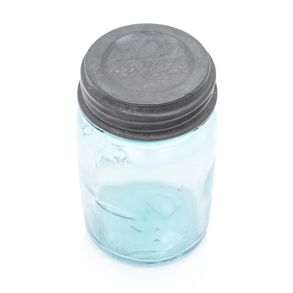 Blue Mason Jar (A+D)