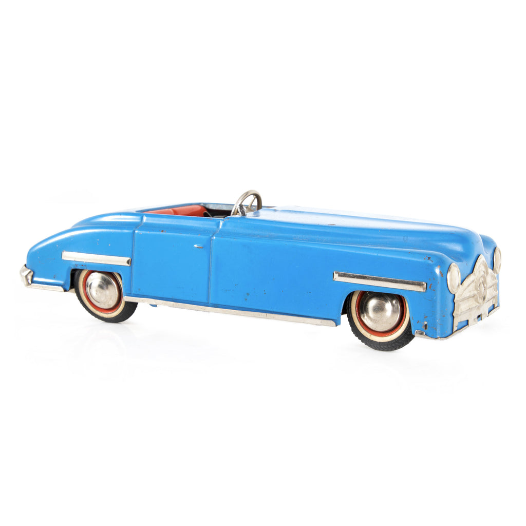 Blue Metal Vintage Toy Car (A+D)