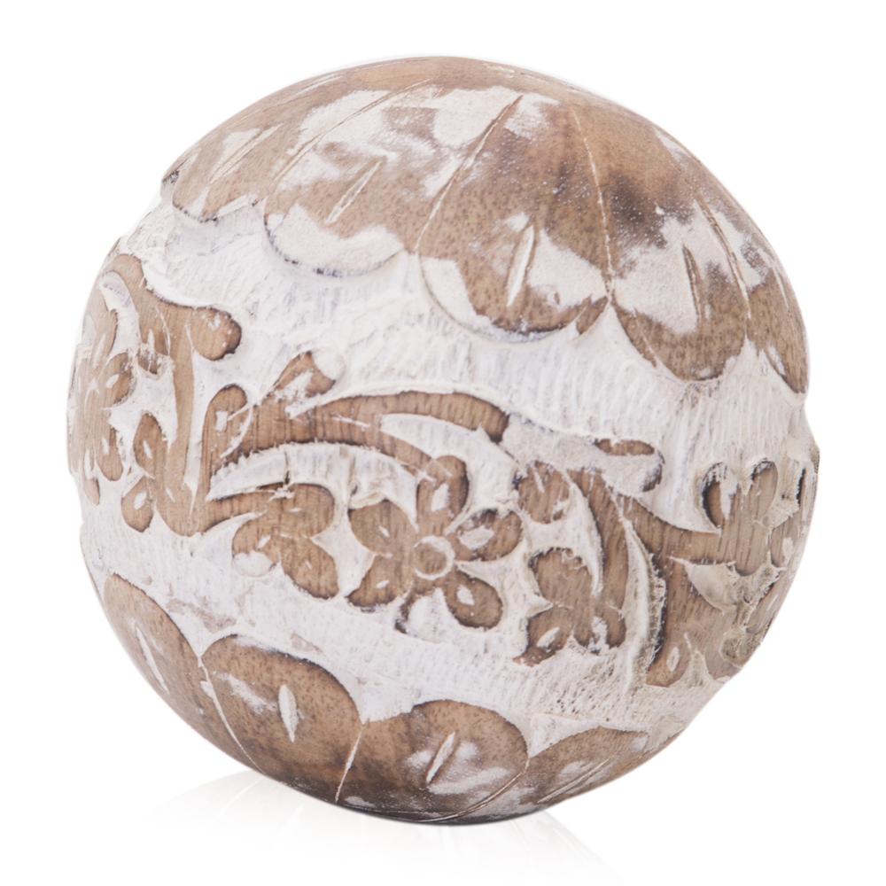 Terracotta Ceramic Ball Table Sculpture (A+D)