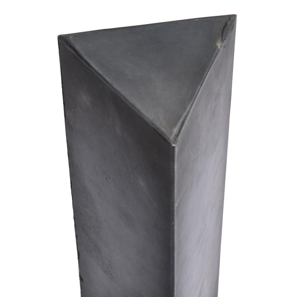 Black Metal Table Sculpture Triangle (A+D)