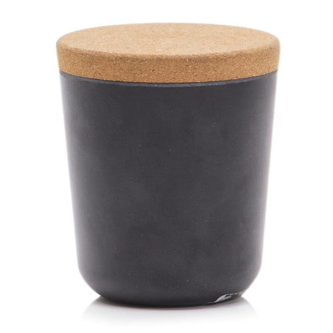 Black Cork Pot Canister (A+D)