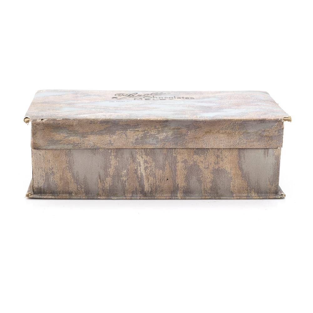 Grey Vintage Button Box (A+D)