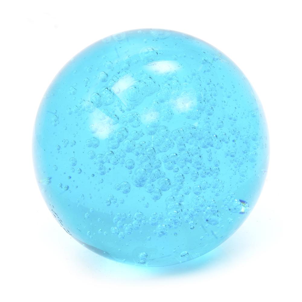 Blue Aqua Glass Sphere (A+D)